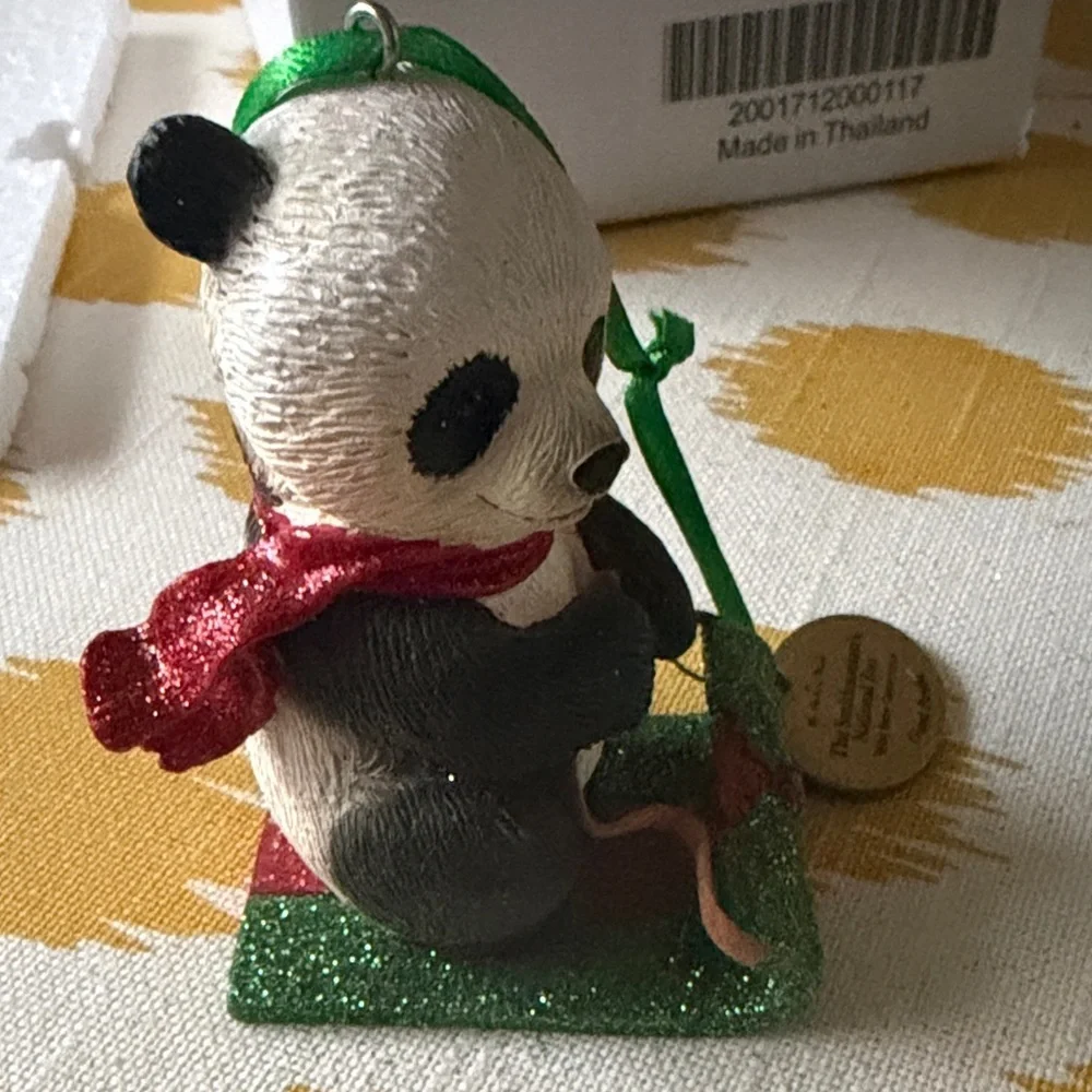 ❤️3 for $15!❤️  Panda Plush Toy with Red and Green Accents